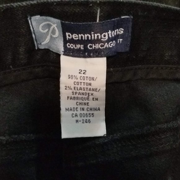 Plus Size 22 Penningtons Chicago Fit Black Jeans - Picture 2 of 3